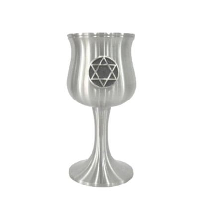 Pewter Judaica Goblet