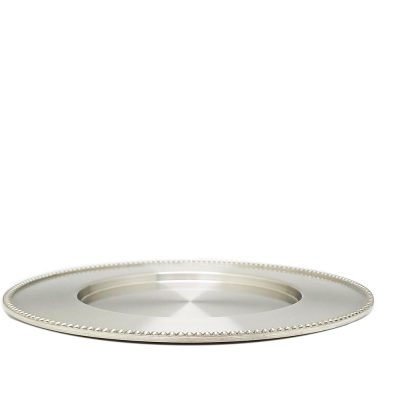 Pewter Round Coaster 16 cms.