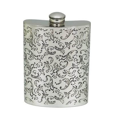 Pewter Hip Flask_Barok_7 oz.