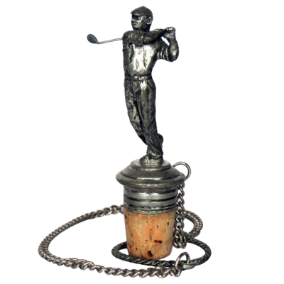 Bottle Cork / Pewter Golf Décor_Sport