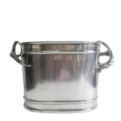 Pewter Ice Bucket_Deer Handle