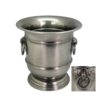 PEWTER ICE BUCKET_GRAPE RING