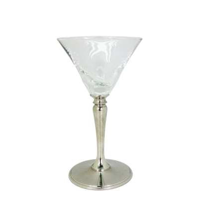 Martini Glass w/Pewter Stem