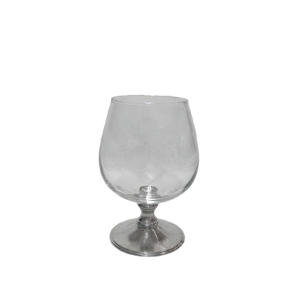 Brandy Glass w/ Pewter Stem