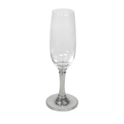 Wine Glass w/ Pewter Stem