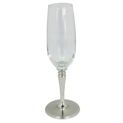 Wine Glass w/ Pewter Stem