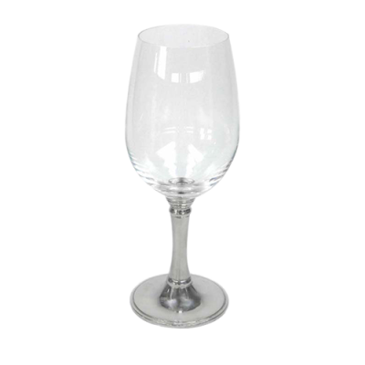 Wine Glass w/ Pewter Stem