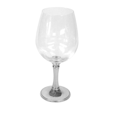 Wine Glass w/ Pewter Stem