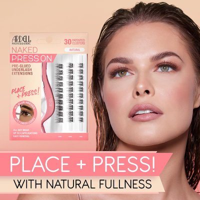 ARDELL  NAKED 30 PRE-GLUED PRESS ON UNDERLASH EXTENSIONS - NATURAL