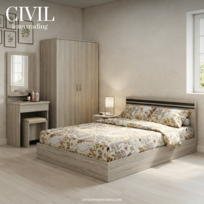 ชุดห้องนอน 3.5 ฟุต Set 3 ชิ้น รุ่น ECO
