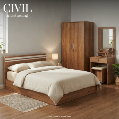 ชุดห้องนอน 3.5 ฟุต Set 3 ชิ้น รุ่น ECO