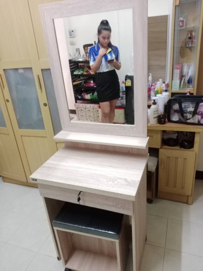 60 cm Dressing Table Model DT601 with Free Stool