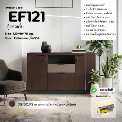 ตู้เอกสาร รุ่น EF121 ขนาด 120 ซม.