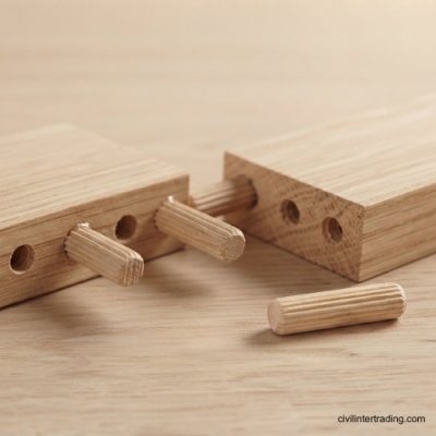 เดือยไม้/พุกไม้DIY เฟอร์นิเจอร์ ขนาด 8*30 มม.
