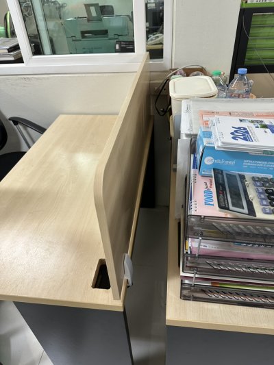 ฉากกั้นโต๊ะทำงาน ไม้ Melamine (รุ่น OMS Series) มีให้เลือก 4 ขนาด (80/120/150/180 cm)