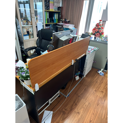 ฉากกั้นโต๊ะทำงาน ไม้ Melamine (รุ่น OMS Series) มีให้เลือก 4 ขนาด (80/120/150/180 cm)