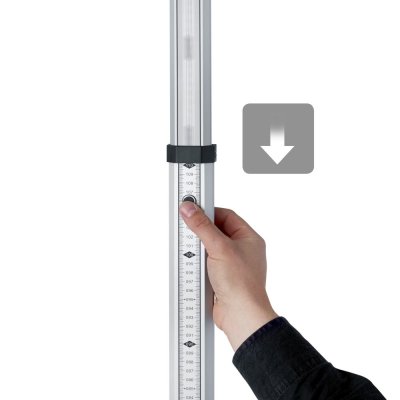 ไม้วัดระดับแบบยืดหดได้ Telescopic Levelling Staff LT 4 m