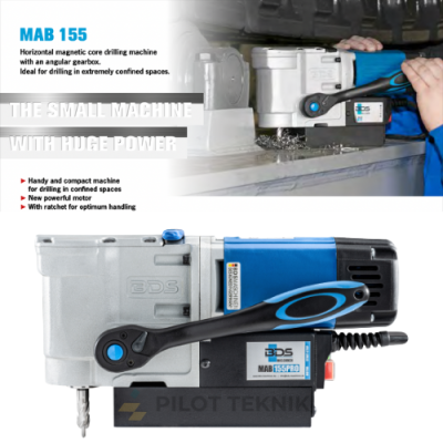 MAB 155 Mesin Bor magnet portable Cecil dibawa kemana mana 