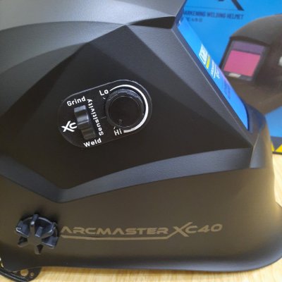 Autodarkening Welding Helmet Cigweld Arcmaster XC40 Blax