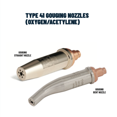 Gas cutting Bluejet Cigweld Aksesoris  - tipe 41 gouging nozzles oxygen acetylene