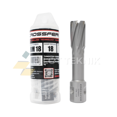 diameter crm 18 mata bor crossfer annular cutter untuk magnetic drilling machine bds machinen crossfer