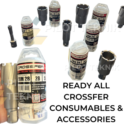 ready stock all crossfer consumables accessories annular cutter magnetic drilling machine