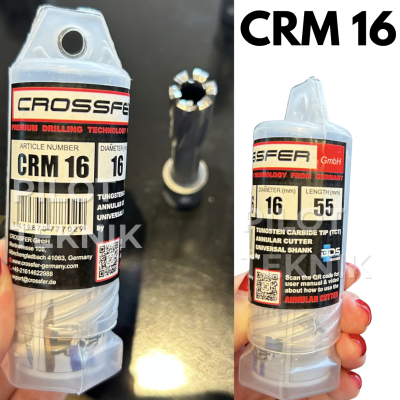diameter crm 16 mata bor crossfer annular cutter untuk magnetic drilling machine bds machinen crossfer