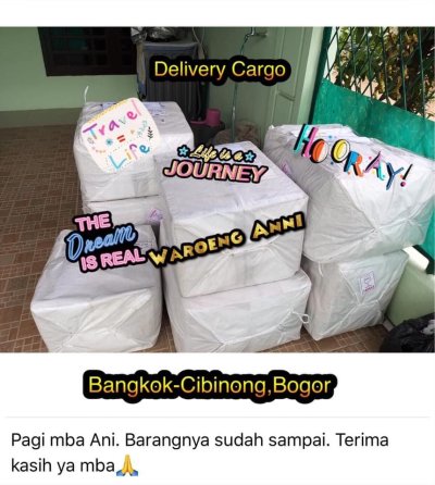 Testimony Shipping from Bangkok -Indonesia / Indonesia - Bangkok