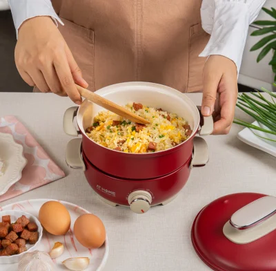 HOT PLATE MULTI COOKER หม้อไฟฟ้าอเนกประสงค์ 1.3L