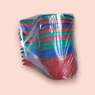 ขันน้ำมีด้าม คละสี 20บาท  (โหล)