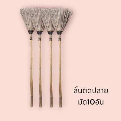 ไม้กวาดก้านมะพร้าว ตัดปลายสั้น(อัน)
