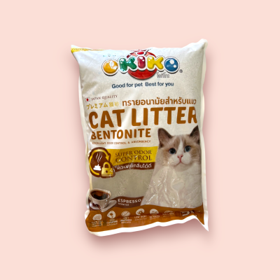 ทรายแมวโอกิโกะ 5 ลิตร กลิ่นกาแฟ(ถุง)