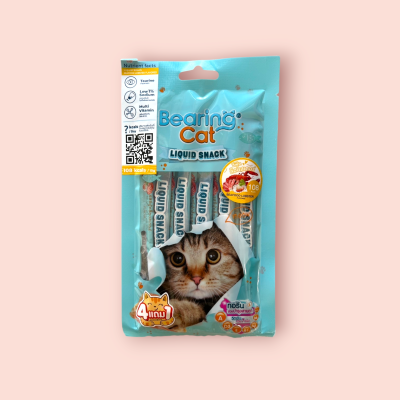 แบรริ่ง แมวเลีย 4 ชิ้น/ซอง  (ซอง)