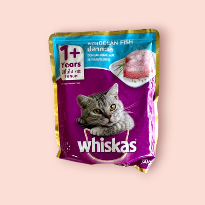 วิสกัส อาหารเปียกแมว รสปลาทะเล 80 กรัม  (ถุง)