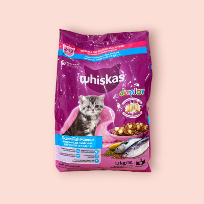 วิสกัส ลูกแมว 1.1 กก รสปลาทะเล  (ถุง)