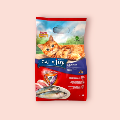 แคทแอนจอย แมวโต 1.2 กก รสปลาทู(ถุง)