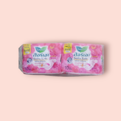 ลอริเอะ แมกซี่ กลางวัน นุ่มสบาย มีปีก 8ชิ้น (แพ็ค6ซอง)