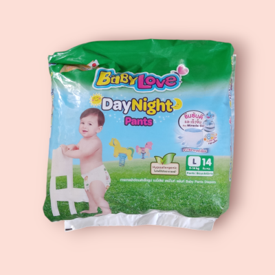 เบบี้เลิฟ เดย์ไนท์ L 14ชิ้น(ห่อ)