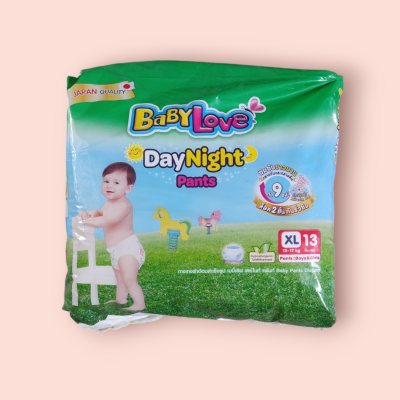 เบบี้เลิฟ เดย์ไนท์ XL 13ชิ้น(ห่อ)