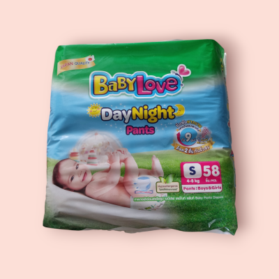 เบบี้เลิฟ เดย์ไนท์ S 58ชิ้น(ห่อ)