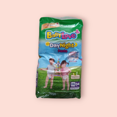 เบบี้เลิฟ เดย์ไนท์ XXL 34ชิ้น(ห่อ)