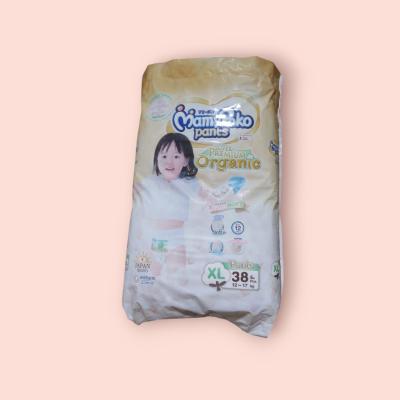 มามี่ พรีเมี่ยม ออแกนิค XL 38ชิ้น กางเกง(ห่อ)
