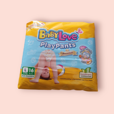 เบบี้เลิฟ เพลแพ้นพรีเมี่ยม L16 ชิ้น(ห่อ)