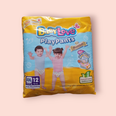 เบบี้เลิฟ เพลแพ้นพรีเมี่ยม XXL12 ชิ้น(ห่อ)