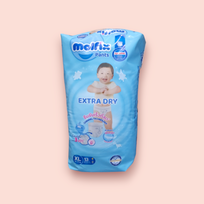 โมฟลิก ผ้าอ้อมเทป XL 13ชิ้น(ห่อ)