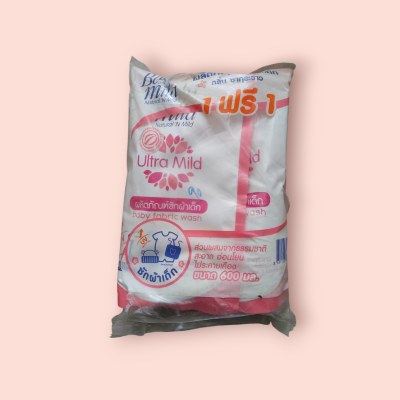 เบบี้มาย อัลตร้ามาย ซักผ้าเด็ก ถุงเติม 600มล ชมพู(แพ็ค2ถุง)