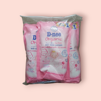 ดีนี ปรับผ้านุ่มเด็ก ถุงเติม 600มล ชมพู(แพ็ค3ถุง)