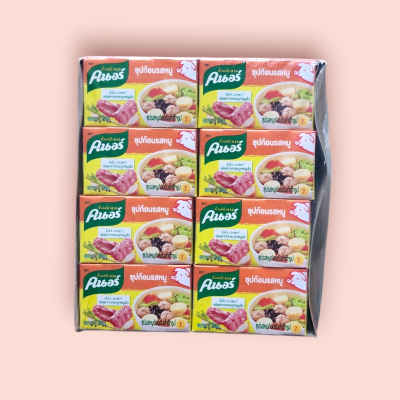 คนอร์ซุปก้อนรสหมู 20กรัม (แพ็ค24ชิ้น)
