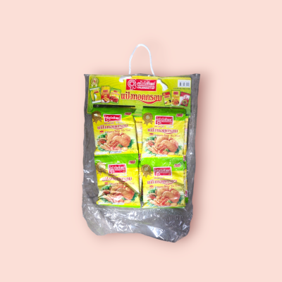 แป้งทอดครัววังทิพย์80กรัม เหลือง (แพ็ค12ซอง)