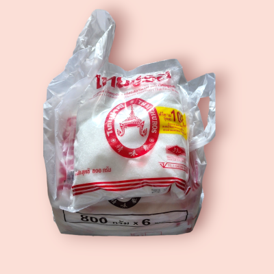 ไทยชูรส 800กรัม แถมชาม8นิ้ว (แพ็ค6ซอง+จาน6ใบ)